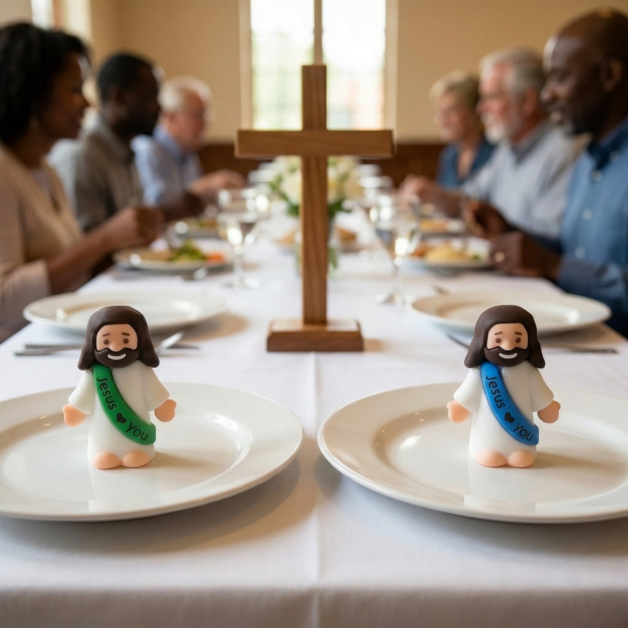 Little Jesus Figurines in Bulk, Pocket Jesus for Baptism Gifts Religious Gifts for Easter