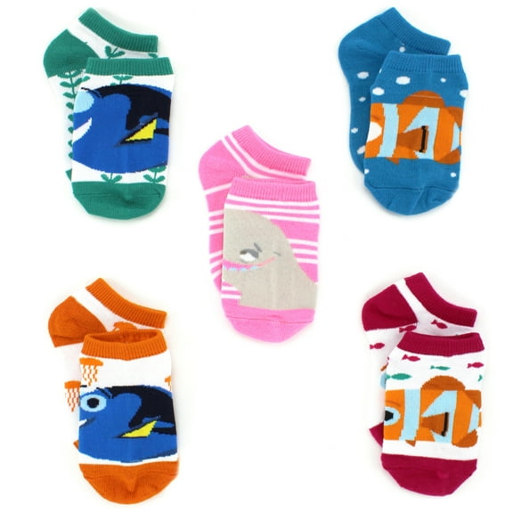 Finding Dory Nemo Girls 5-pack Socks 1977FZ2