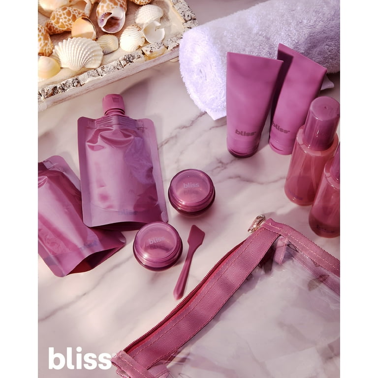 Bliss Travel Bottles TSA-Approved 10 Piece Set, Leak-Resistant