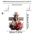 thumbnail image 4 of Xihbxyly Decoración Acrílica, Letrero para Ventana con Temática Navideña, Colgante Luminoso para Porche, Exquisito Arte de Pared para El Hogar, Celebración de San Valentín y Pascua, Regalo Religioso, 4 of 7