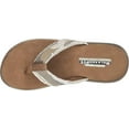 thumbnail image 6 of Skechers USA Men's Bosnia Flip-Flop,Brown,11 M US, 6 of 7