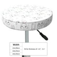 thumbnail image 2 of Goofa Heart Rabbit Printed Stool Covers Round, Waterproof Round Bar Stool Covers Anti-Slip Round Bar Stool Seat Cover with Elastic Bands Durable -12 inch, 2 of 7