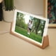 thumbnail image 3 of Base de luz LED de madera de 5 pulgadas Uxcell, soporte de exhibición de luz, lámpara de mesa iluminada, luz nocturna, luz blanca, 3 of 5