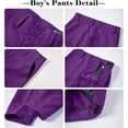 thumbnail image 5 of Lycody Boys' Suits 3-Piece Formal Slim Fit Suit Set for Boys Wedding Ring Bearer Outfit with Blazer and Pants, 5 of 6