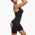 thumbnail image 5 of PEASKJP Tummy Control Shapewear Tummy Control Shapewear Mid-Thigh Seamless Full Body Shaper, Black L, 5 of 5