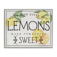 thumbnail image 5 of Stupell Industries Life Gives Lemons Bold Citrus Fruit Border Sign Graphic Art Gray Framed Art Print Wall Art, Design by Daphne Polselli, 5 of 5