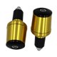 thumbnail image 1 of Puños universales para manillar de motocicleta de 22 mm, extremos de manillar, tapones de pesas, dorados, 1 of 5