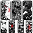 thumbnail image 2 of Berserk-funda suave de Anime para teléfono móvil Apple, carcasa negra para iPhone 15, 14, 13, 12, 11, XS, XR, X, 8, 7, 6, 6S Pro Max Plus Mini, 2 of 5