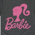 thumbnail image 3 of Barbie - Barbie Logo Pink Glitter - Toddler And Youth Short Sleeve Graphic T-Shirt, 3 of 5