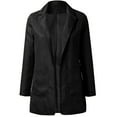 thumbnail image 7 of CFLVAEK Dressy Jackets for Women Plus Size Open Front Suit Coat Casual Solid Lapel Jacket with Pockets Long Sleeve Office Business Outwear Black XXXXL, 7 of 7
