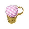 thumbnail image 2 of Coussin de Pin, Coussin de Doigt, Chapeau de Couture, Porte-Aiguille Réglable, Aiguille A, 2 of 9