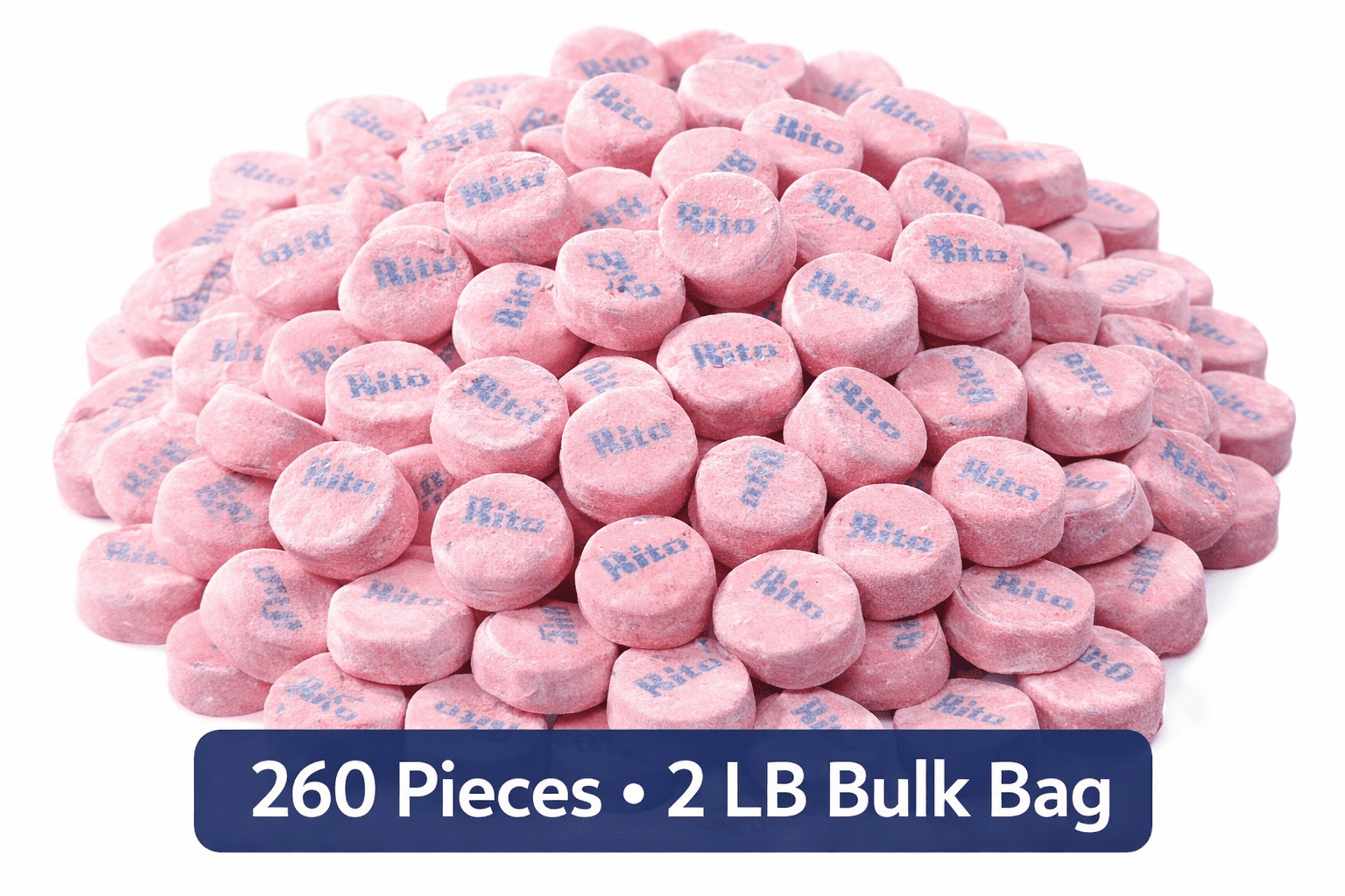 Rito Wintergreen Mints, 260 Count, Individually Wrapped Hard Candy, 2 lb No known Allergens