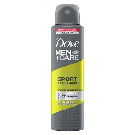 Dove Men Care Anti-Perpirant Deodorant Spray Sport Active Fresh 150Ml - Pack Of 6 By Dove