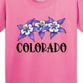 thumbnail image 4 of Inktastic Colorado Columbine Flowers Youth T-Shirt, 4 of 5