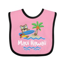 Inktastic Maui Hawaii Cute Vacation Boys or Girls Baby Bib