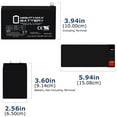 thumbnail image 2 of 12V 9AH SLA Battery Replacement for Firman H03651 Generator - 2 Pack, 2 of 6