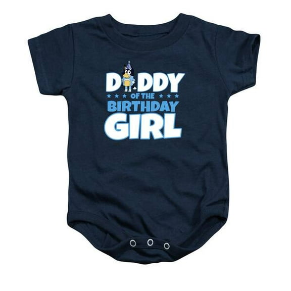 Daddy Of The Birthday Girl Bluey Baby Onesie Trending Bluey Tee, Bingo T-Shirt, Bluey Bingo Shirt Cute Baby Onesie, BABY BODYSUIT LAT 4424