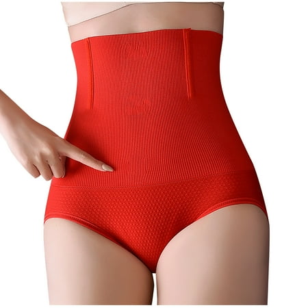 Panty De Algodon Para Mujer Womens Sleep Underwear  Women s High Waist Waistband Cotton Stop Waist Lift Hip Body Shaping Panties