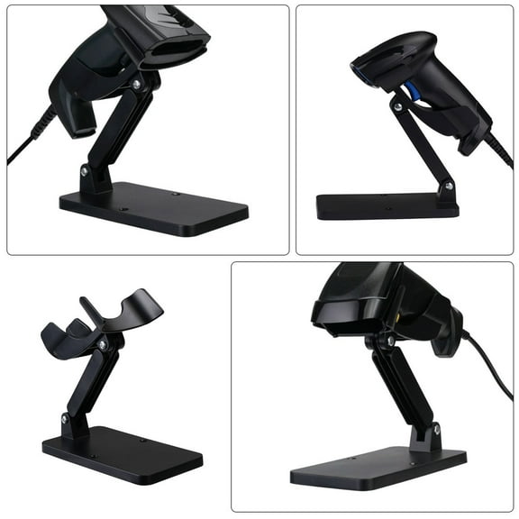 Bestonzon Adjustable Desktop Barcode Scanner Holder - Multifunctional Stand for Handheld Scanners