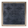 thumbnail image 6 of Pale Yellow and Natural Quatrefoil Wall Plaque, 6 of 7
