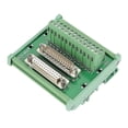 thumbnail image 3 of Db25 D Sub Male & Female Header Breakout Board Terminal Board Din Rail Mount Interface Module, 3 of 4