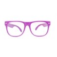 thumbnail image 3 of Retro Sunglasses - Purple Frame / Clear Lens, 3 of 6