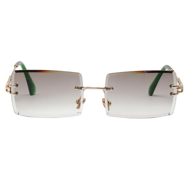 de Sol Retro para Mujeres Y Hombres, Cuadradas Clásicas de Moda