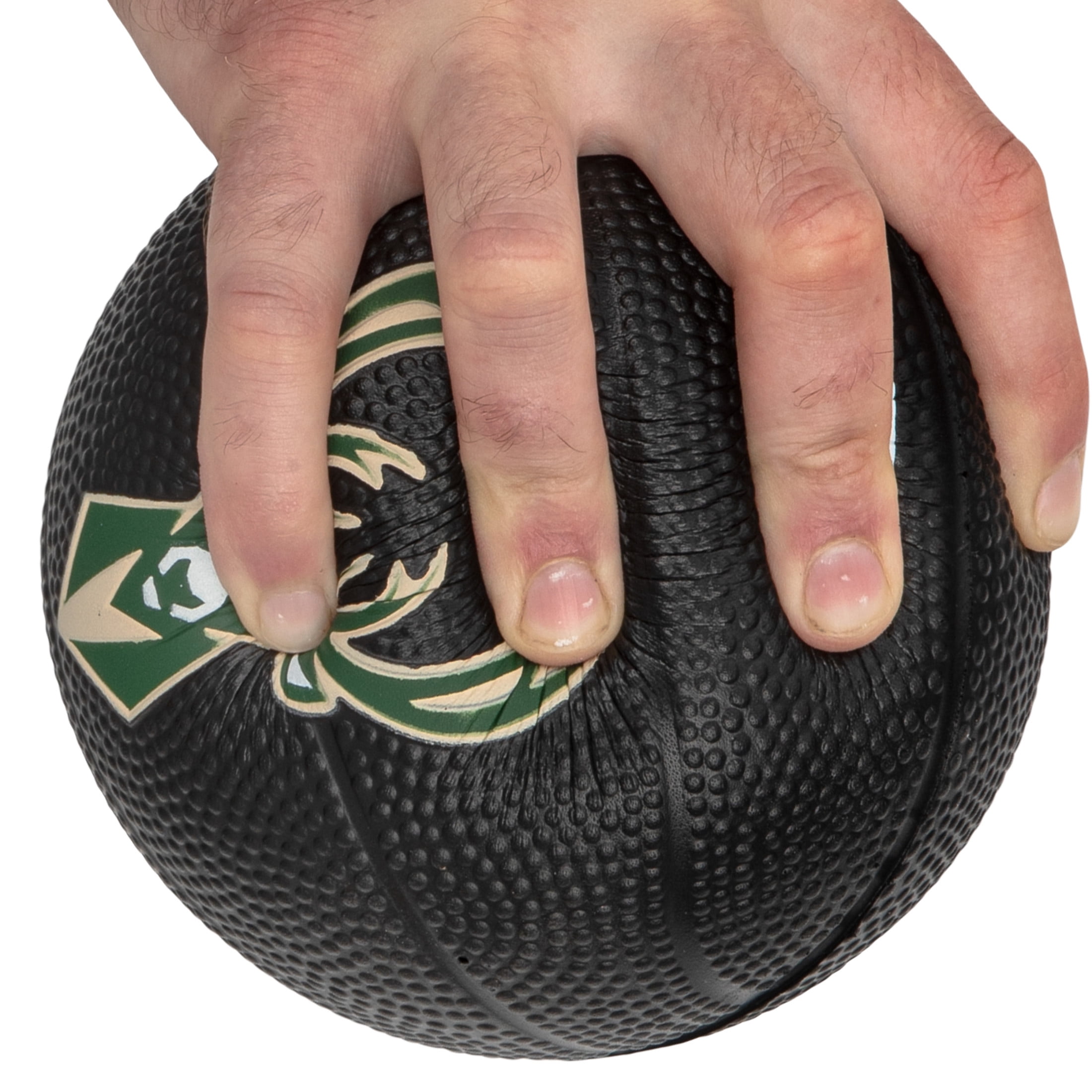 Franklin Sports NBA Milwaukee Bucks Mini Foam Basketball - Kids 5.5" Inch Toy Basketball for Over the Door + Mini Indoor Basketball Hoops - NBA Fan Shop Soft Foam Indoor Kids Basketballs