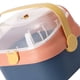thumbnail image 3 of Caja de almacenamiento para taza de lactancia para recién nacidos con gran capacidad para la alimentación del bebé, rejilla de secado portátil para biberones de color azul, 3 of 5