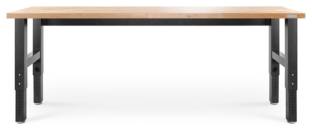 GLADIATOR 8 ADJUSTABLE HEIGHT HARDWOOD WORKBENCH Walmart