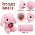 thumbnail image 2 of Lindo muñeco de almohada, regalo de cumpleaños, conejo de peluche, juguete de peluche para niños, juguete suave, juguete de peluche personalizado de 22 cm, 2 of 5