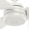 thumbnail image 3 of Hunter Cassius 52 Inch Indoor and Outdoor Ceiling Fan w/ Pull Chain, Fresh White, 3 of 7
