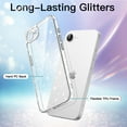 thumbnail image 3 of JETech Glitter Case for iPhone 17e (2026) / iPhone 16e, Bling Sparkle Shockproof Cover (Clear), 3 of 6