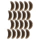 thumbnail image 3 of Manijas para gabinetes, 20 piezas, manijas con forma de bola de masa, manijas para muebles en miniatura, diseño aerodinámico, 3 of 12