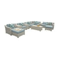 thumbnail image 2 of TK Classics FAIRMONT-14a-WHEAT Fairmont 14 Piece Outdoor Wicker Patio Furniture Set, Wheat, 2 of 2