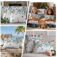 thumbnail image 5 of 4th of July Outdoor Waterproof Pillow Covers, Memorial Day Patriotic Star Eucalyptus Leaf Decorative Square Throw Pillowcase Sofa Cushion Sham for Patio/Couch/Chair, 16"x16" 2 Pack, 5 of 8