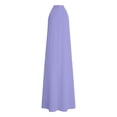 thumbnail image 5 of Women's Cotton Halter Neck Sleeveless Maxi Dress Loose Fit Casual Summer Dress with Functional Pockets Purple XL(XL), 5 of 6