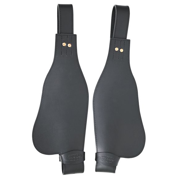 Hilason Leather Youth Saddle Replacement Fender Pair With Hobble Straps