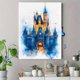 thumbnail image 4 of Qisvanset 12x16 Inch Watercolor Fairy Castle Canvas Wall Art, Whimsical Princess Art Decor for Kids Nursery Room, 4 of 8