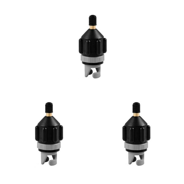 Yuarrent Adaptador de válvula de aire Accesorio de bote inflable profesional Repuestos Convertidor de bomba resistente al desgaste Componente de Type1 NO1 Yuarrent CBP029543