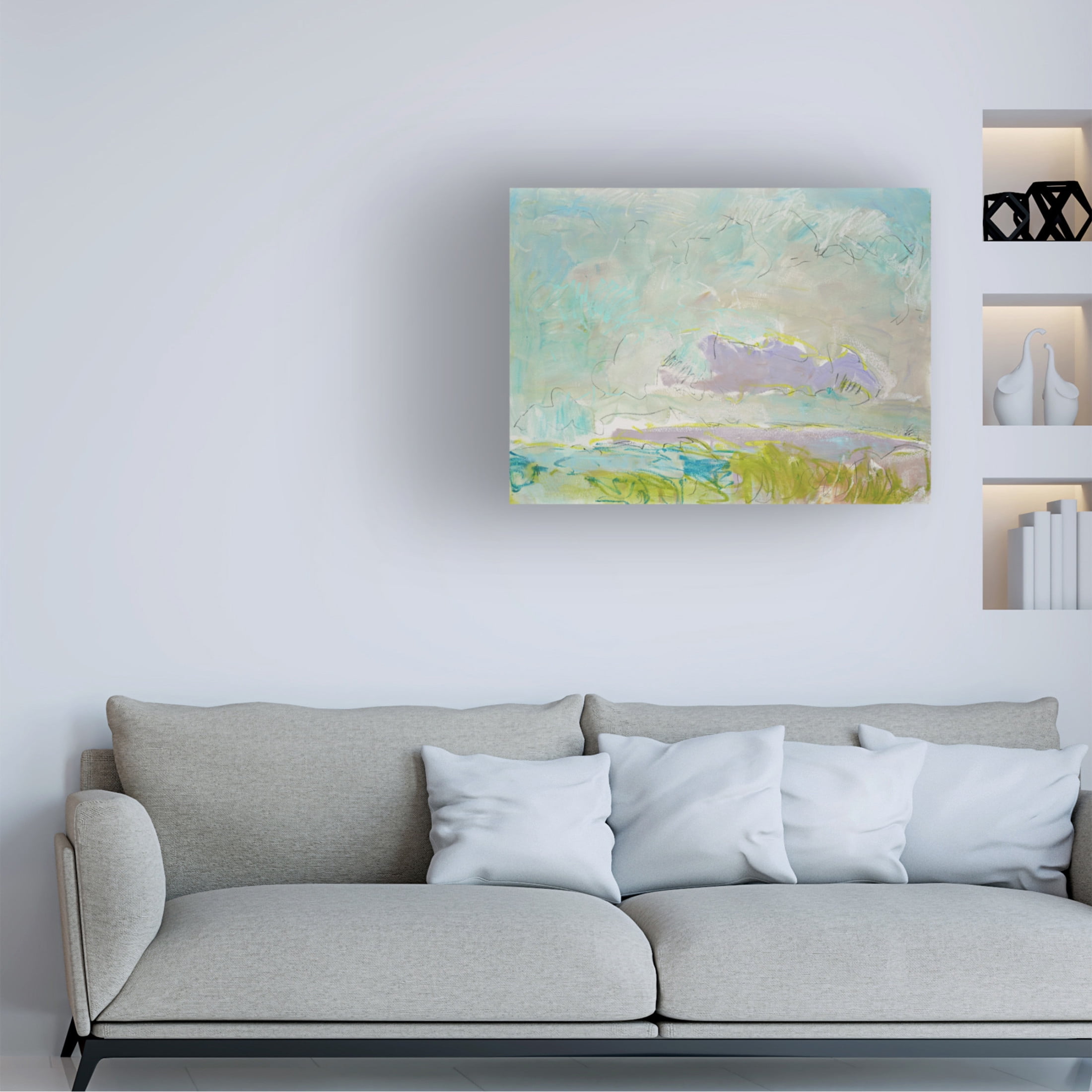 Trademark Fine Art Dorothy Fagan  Heaven and Earth VI Canvas Wall Art