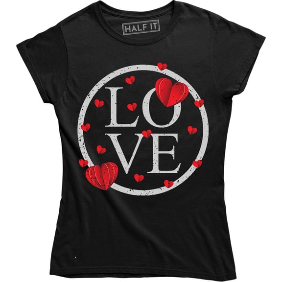 Love Cool Happy Valentine's Day Gift Short Sleeve Women's T-Shirt