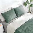 thumbnail image 2 of Juego de Edredón Reversible Easy-Going Talla King Cian/Marfil, 2 of 7