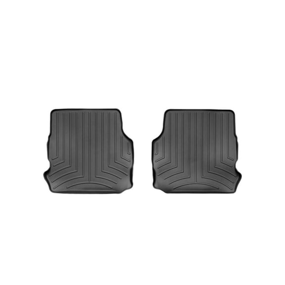 WeatherTech Custom Fit FloorLiners compatible with 1998-2010 VW New Beetle - 2nd Row (2-Piece Liner), Black