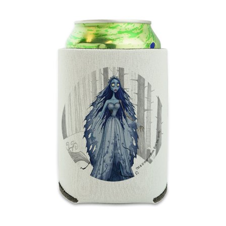 Corpse Bride Bride Can Cooler - Drink Sleeve Hugger Collapsible Insulator - Beverage Insulated Holder