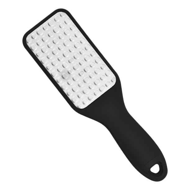 Lima para pies, removedor de callos, cuidado de los pies, suavizante de pies, lima de acero inoxidable, raspador de pies Negro