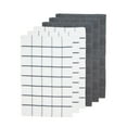thumbnail image 5 of Premier Kitchen Towels - 15 x 25 - 6 Pack - Windowpane Pattern - Grey - 100% Cotton, 5 of 7