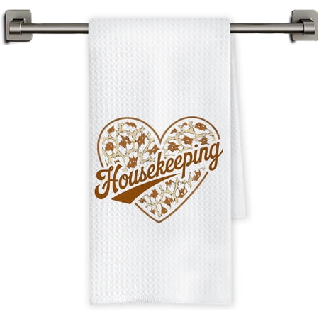 KKFEN-Chicimln Retro Housekeeping Kitchen Towels Housekeeper Gifts Decorative Hand Towels for Bathroom Housekeeping Appreciation Gifts Dish Tea Towel Drying Cloth for Kitchen Decor 16x24 Inch
