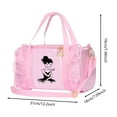 thumbnail image 2 of Sac de Sport Mode Grande Capacité pour Filles Ballet Yoga et Voyage, 2 of 5