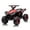 Red, variant on Yesfashion 12V Kids Ride on Car Electric ATV, 4-Wheeler Ride on Toys off Road 4WD Car Toy LED Lights, Remote Control Handle